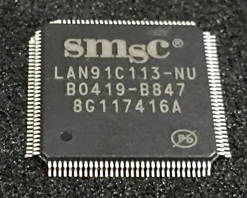 SMSC　イーサネットコントローラー　LAN91C113-NU　33個_画像1