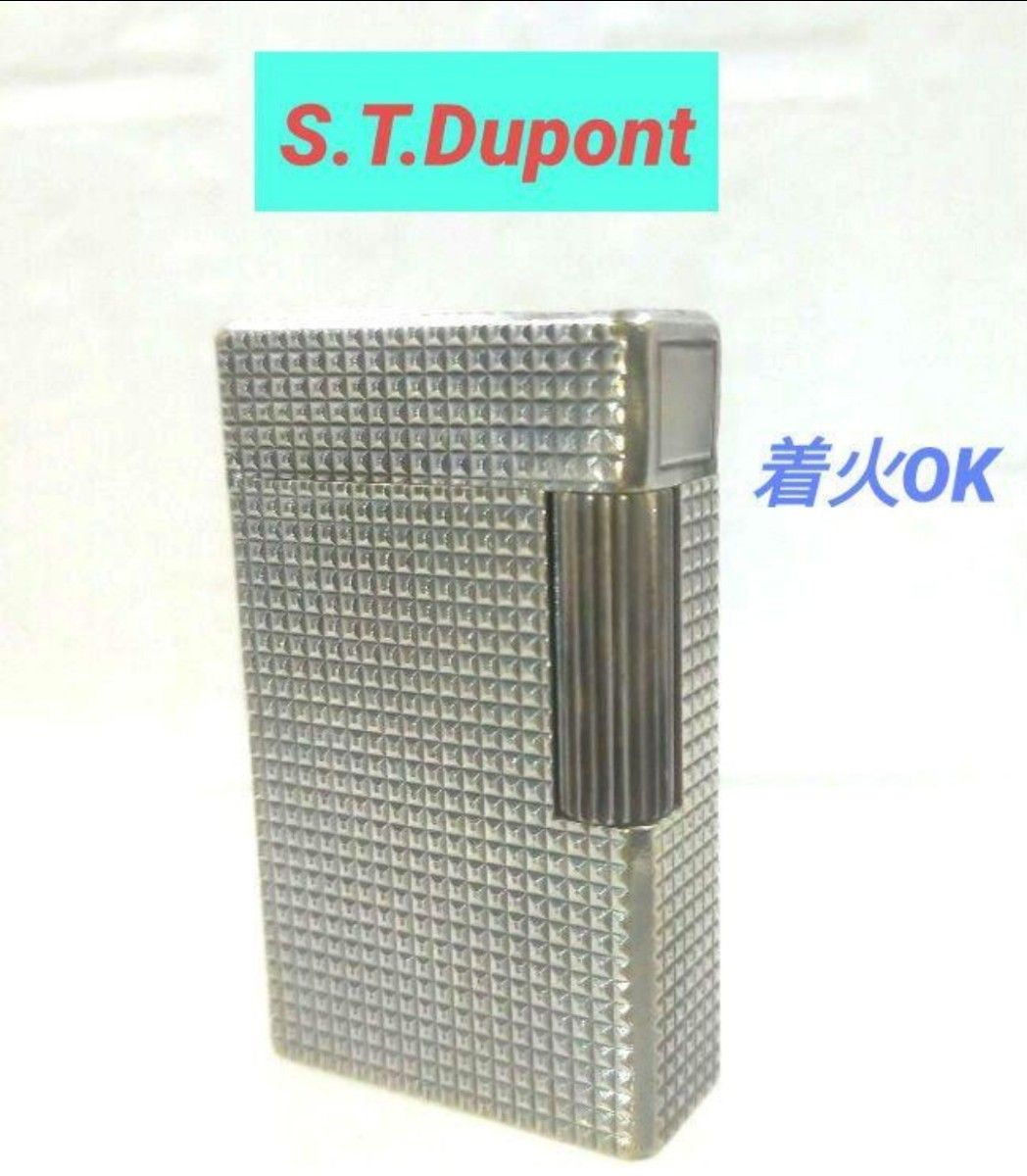 S.T.Dupont エステーデュポン ガスライター ライン1 着火OK 美品