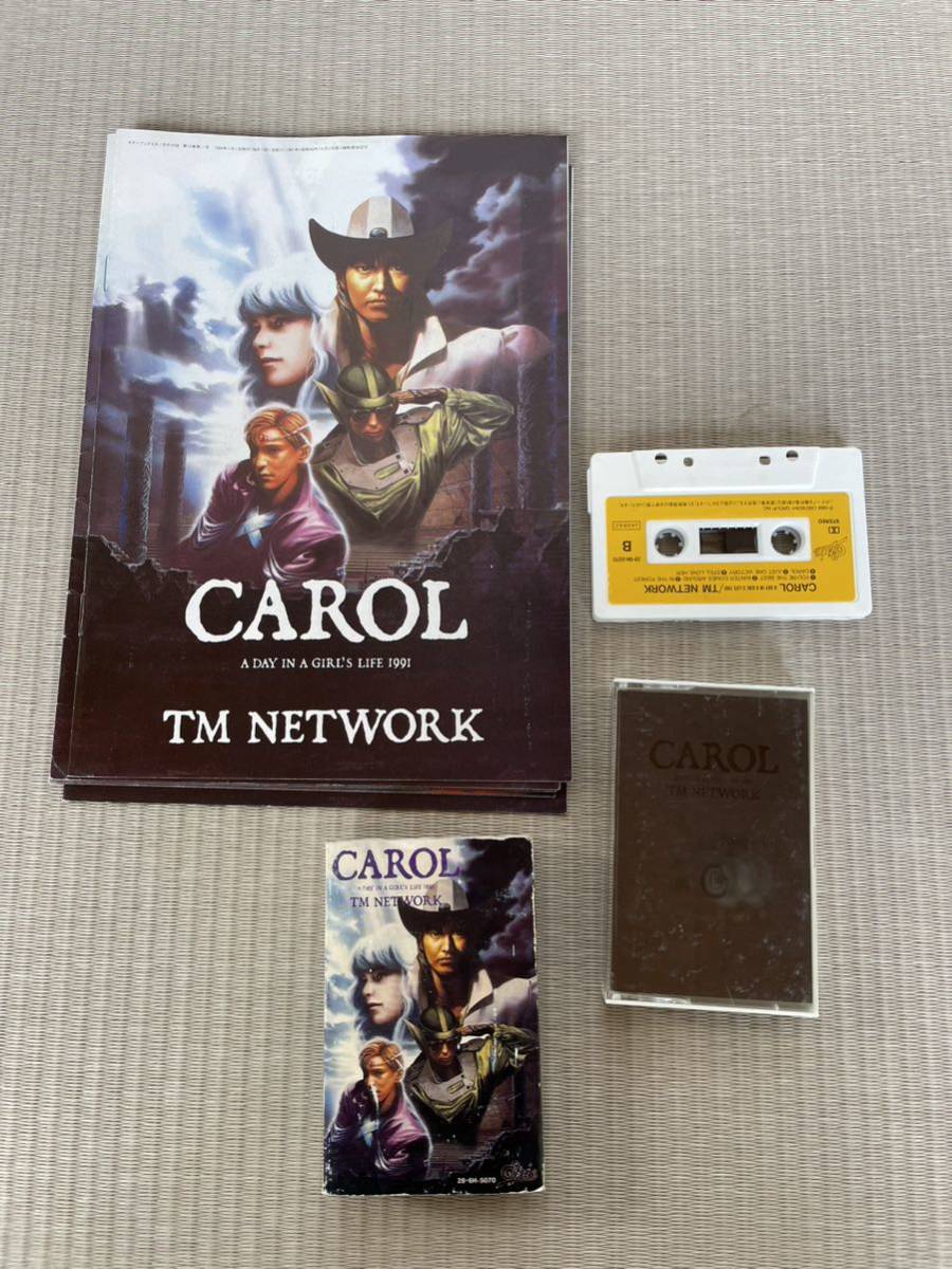TM NETWORK ポスター　冊子　付録　CAROLカセットテープ　セット_画像3