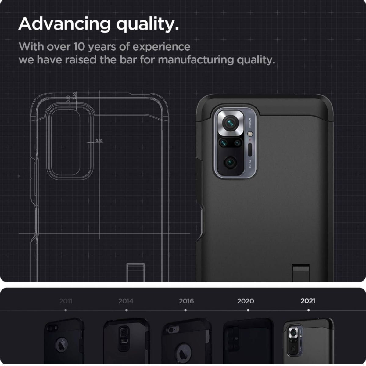 Spigen Xiaomi Redmi Note 10Pro ケース ブラック シュピゲン|Yahoo