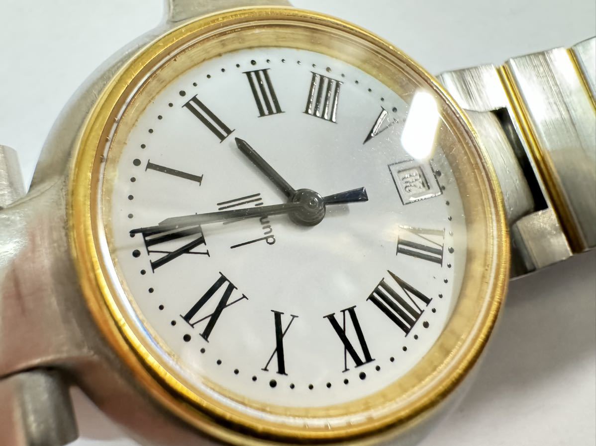 ダンヒル ミレニアム レディース dunhill millennium ETA 956.112 腕時計　ジャンク　quartz 48-1_画像1