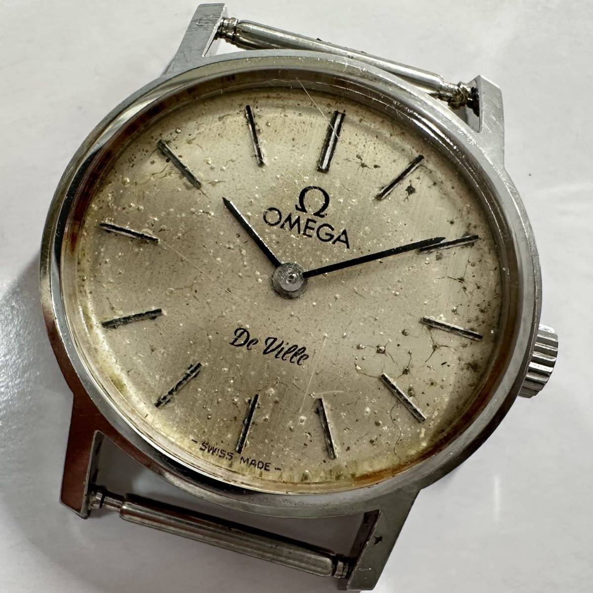 オメガ デビル Cal.625 17石 ST 511 0508 SP レディース 手巻き 腕時計 フェイスのみ OMEGA DE VILLE vintage watch 不動品　junk 186-1
