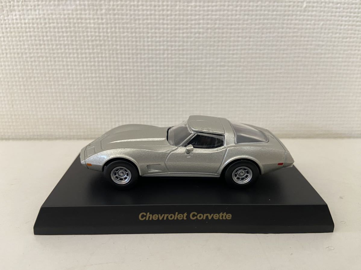 京商 1/64 シボレー コルベット シルバー KYOSHO Chevrolet Corvette_画像2