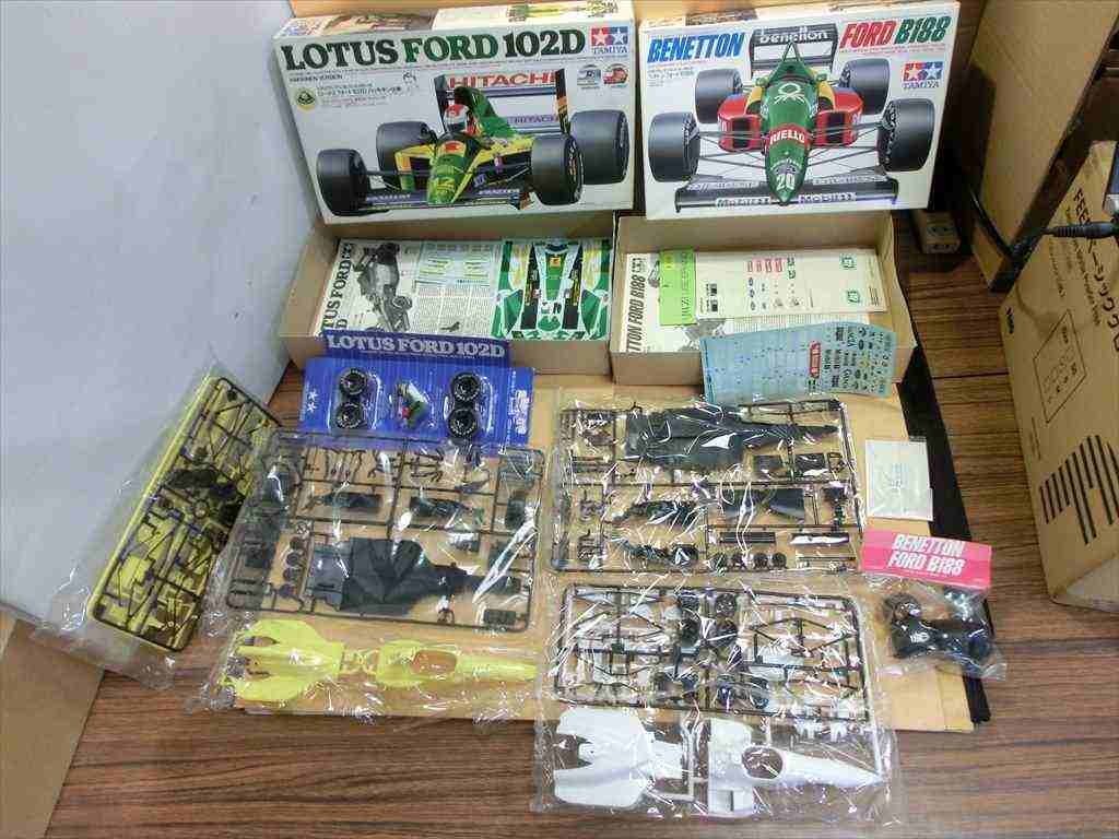 【HW34-48】【140サイズ】未検品/ F1プラモデル まとめてセット/タミヤ/ロータス ベネトン ジョーダン 他/※傷 汚れ他_画像6