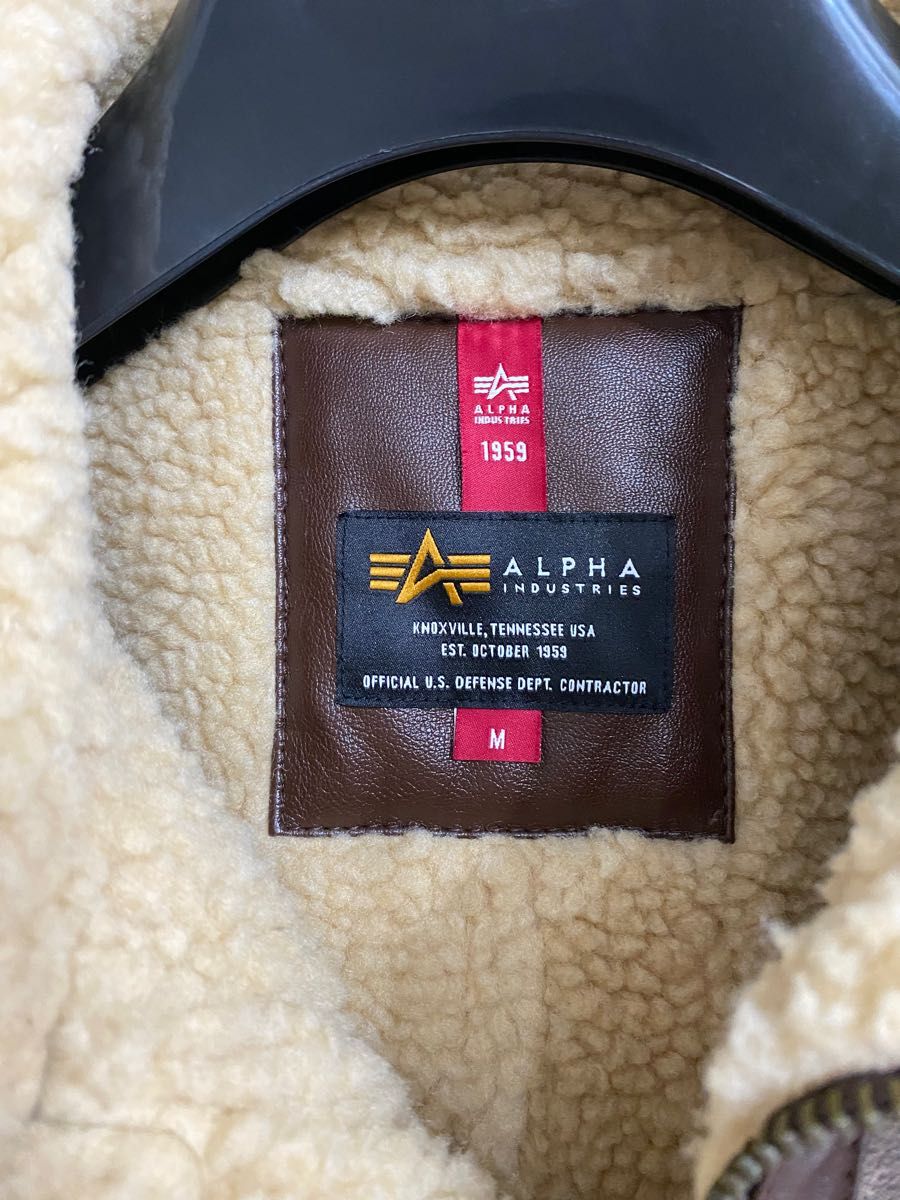 未使用】アルファ ALPHA B3ムートンフライトジャケット サイズM