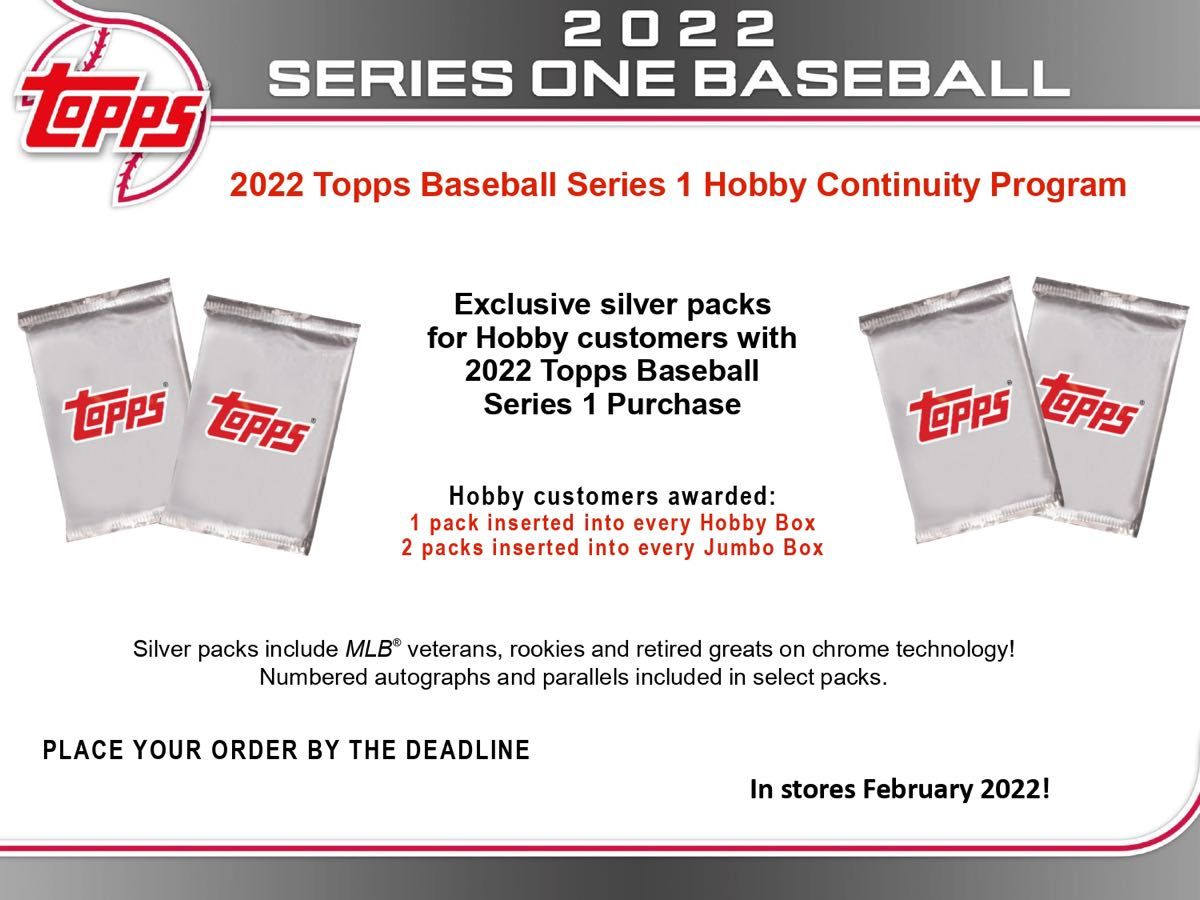 【未開封シュリンク付き！】2022 Topps Baseball Series1