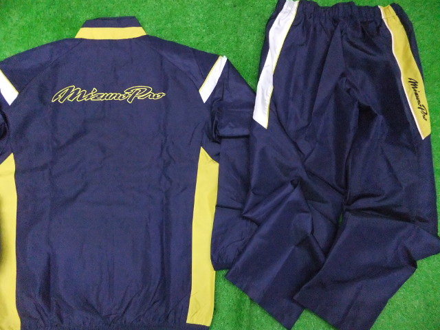 35%OFF!* Mizuno Pro 2023 latter term * limitation * Wind breaker jacket & pants *12JEAW72&12JFAW72 14. deep navy Size:O