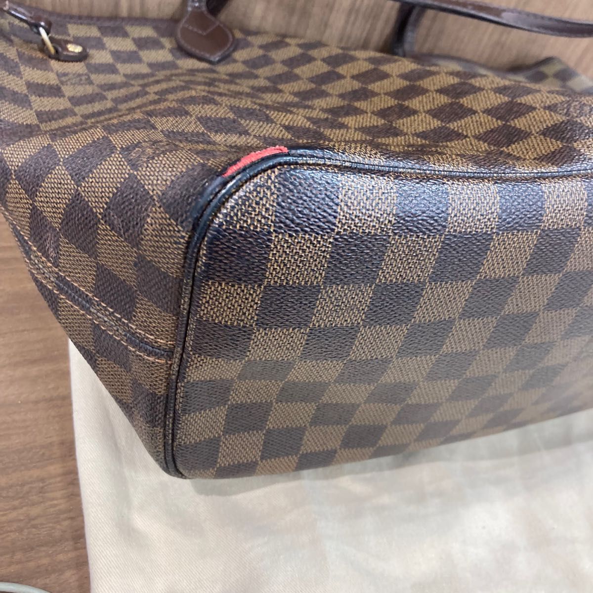 LOUIS VUITTON ルイヴィトン ダミエ エヌベ ネヴァーフルGM トートバッグ ショルダーバッグ ハンドバッグ 保存袋