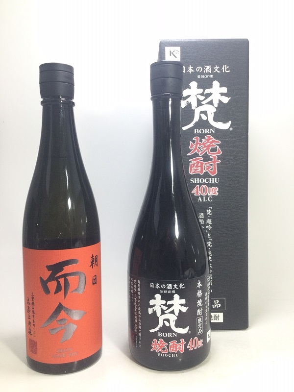 而今純米吟醸朝日720ml ＆ 梵焼酎限定品720ml 合計2本セット｜代購幫