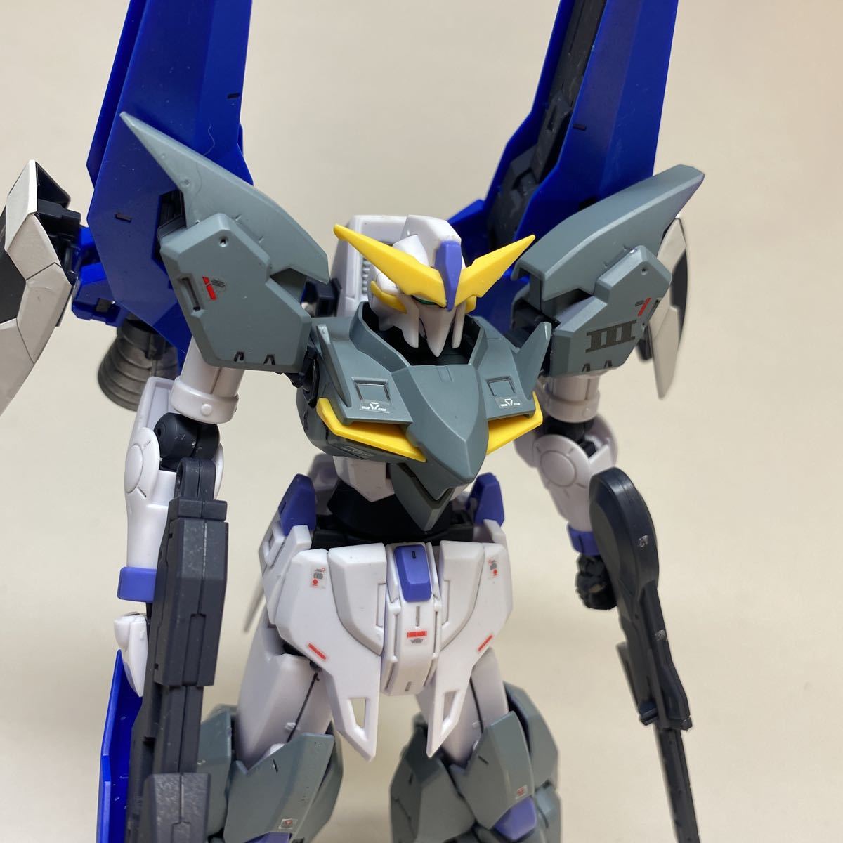 HG 1/144 ガンダムテルティウム テルティウムアームズ 完成品 ビルドダイバーズR e:RISE ガンダム ガンプラ_画像1