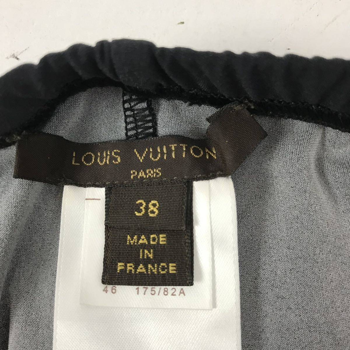 c272 美品 LOUIS VUITTON ルイヴィトン ハート柄 レギンス スパッツ ボトム パンツ スポーツウェア 38 フランス製 レディース 正規品_画像5