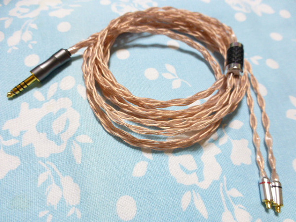 SE-MASTER1 ULTRASONE Edition8 Julia Edition 5 用 切り込み MMCX MOGAMI 2944 八芯 ブレイド編み 4.4mm5極 200cm トープラ販売 (延長可