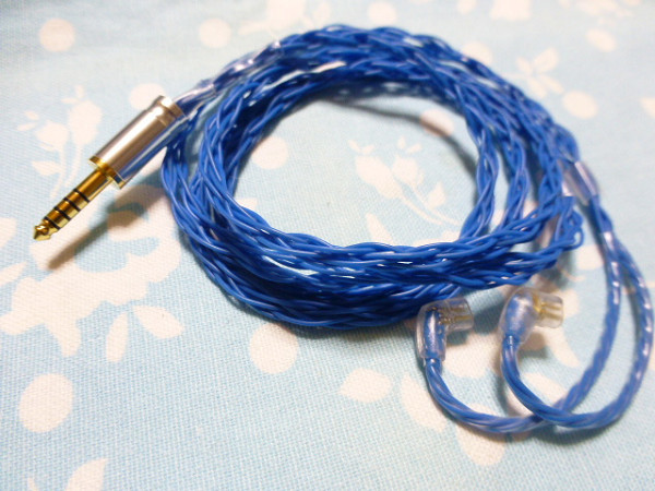 UE IEM qdc 用 ケーブル MOGAMI 2944 4.4mm5極 ( MOGAMI 2799 2.5mm4極