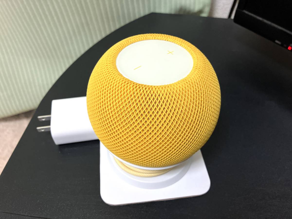 Apple HomePod mini イエロー スマートスピーカー 付属品有り Siri