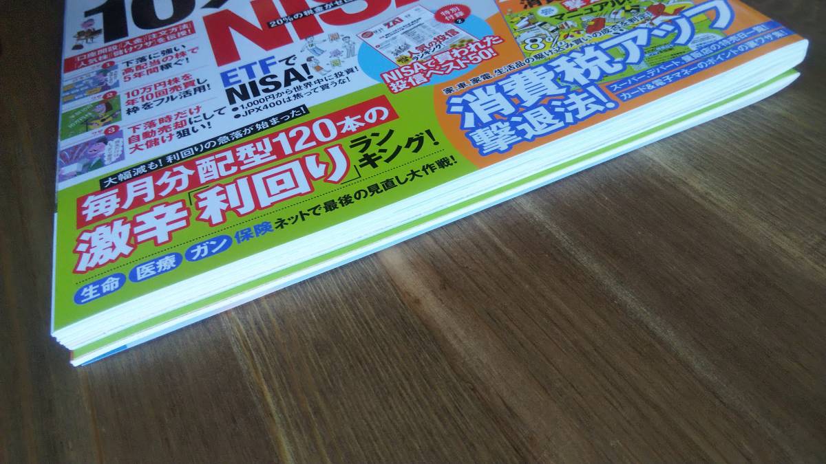 （ZL‐4）　ダイヤモンド・ZAi(ザイ)2014年4月号　10万円株でNISA！　　別冊付録有　　表紙＝深田恭子