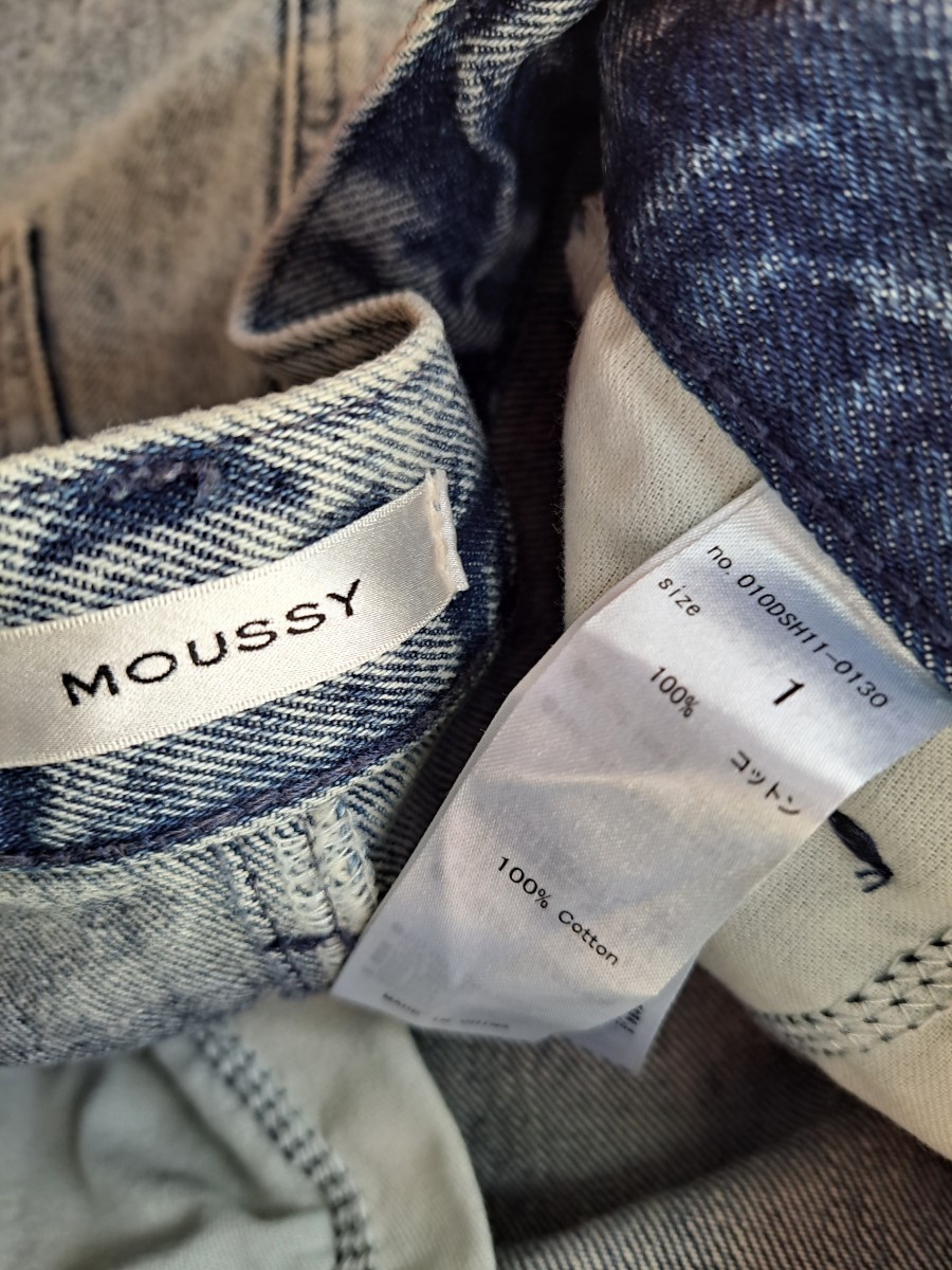 新品 moussy マウジー パッチワーク デニムワンピース 正規取扱店