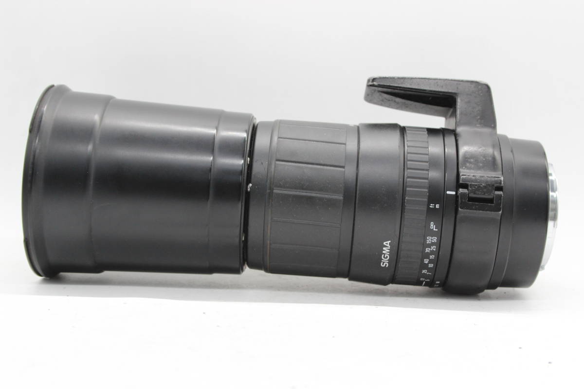 【返品保証】 シグマ Sigma 170-500mm F5-6.3 APO 前後キャップ フード 三脚座付き キャノンマウント レンズ s1050_画像5