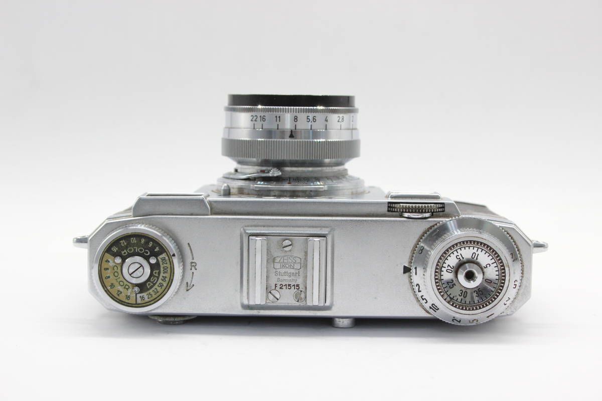 【訳あり品】 コンタックス Contax Zeiss Ikon suttgart 50mm F2 レンジファインダー カメラ s1098_画像6