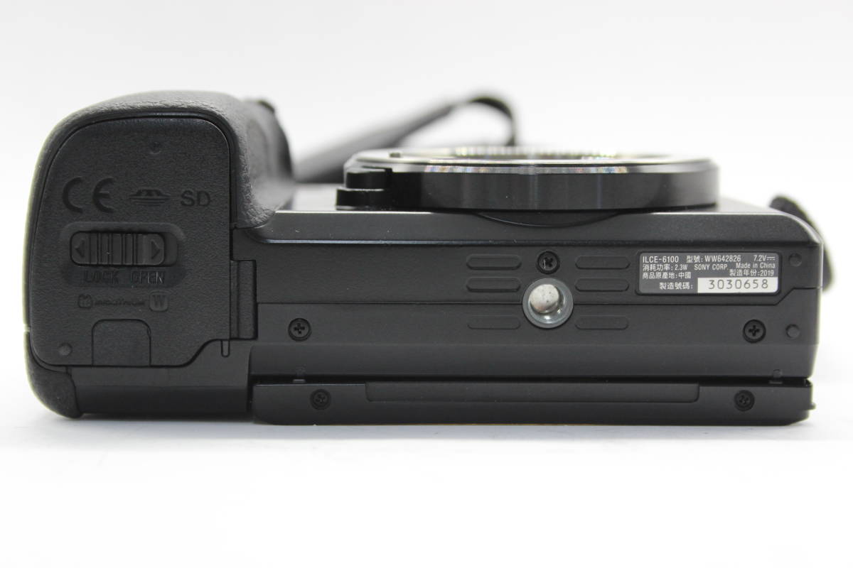 [ прекрасный товар возвращенный товар гарантия ] Sony Sony α6100 беззеркальный однообъективный корпус аккумулятор имеется s1133