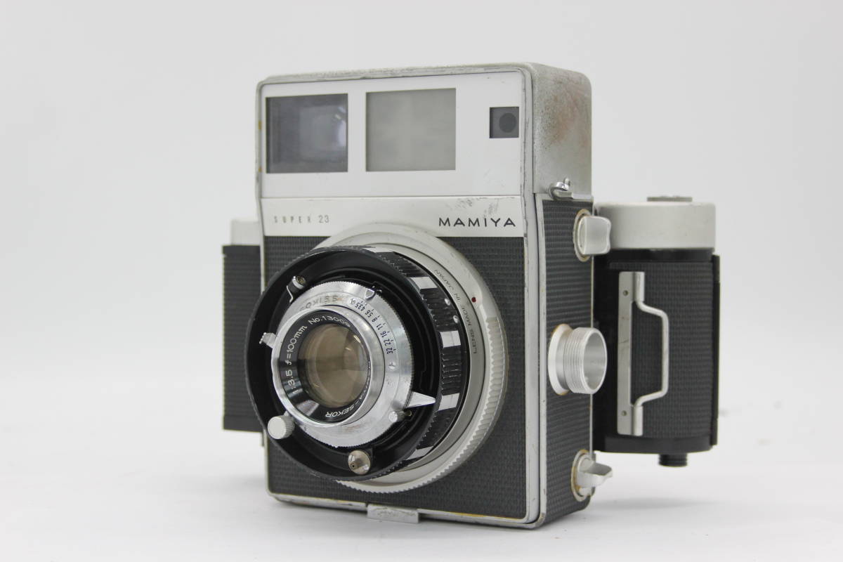 【訳あり品】 マミヤ Mamiya Super 23 Mamiya-Sekor 100mm F3.5 Roll Film Adapter 6x9 中判 ボディレンズセット s2305_画像1