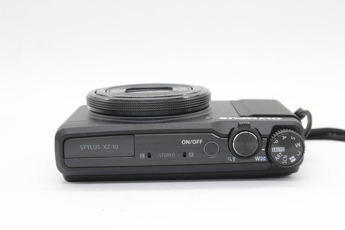 【美品 返品保証】 オリンパス Olympus Stylus XZ-10 ブラック 5x Wide バッテリー付き コンパクトデジタルカメラ s2369の画像6