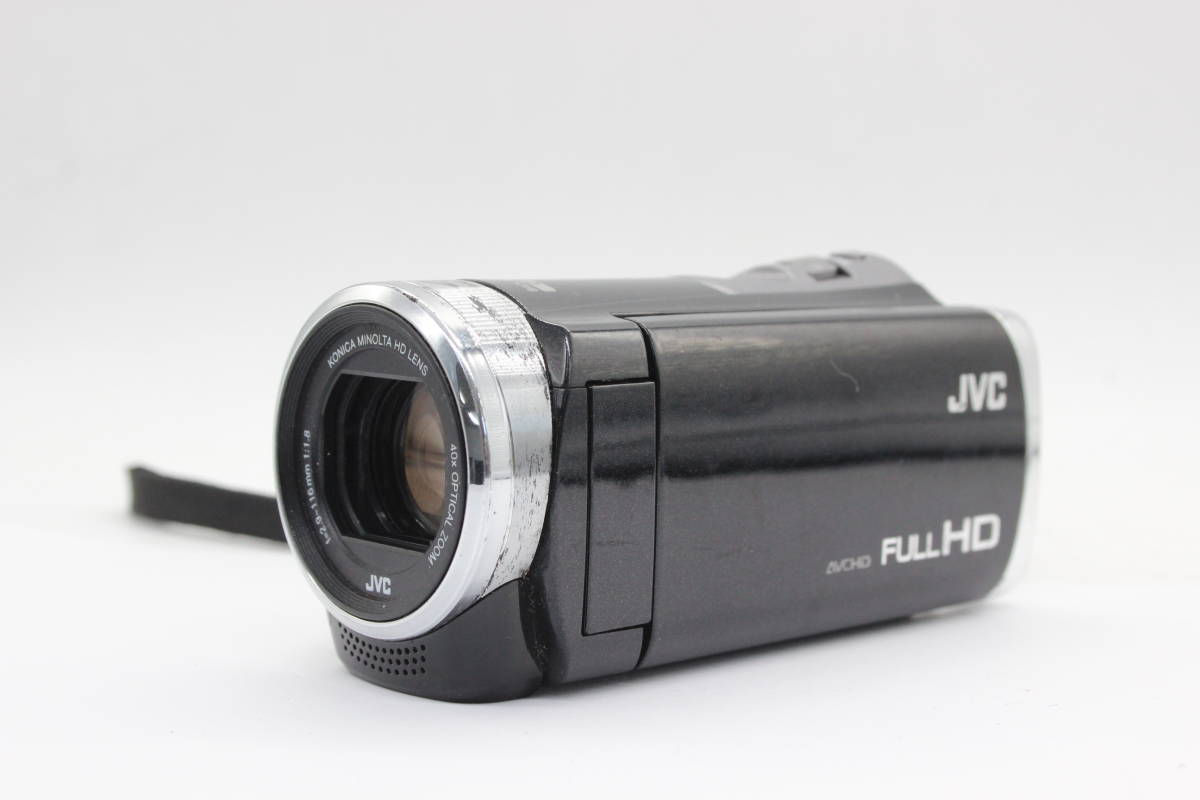 【返品保証】 【録画再生確認済み】JVC GZ-HM33-B ブラック 40x ビデオカメラ s2535