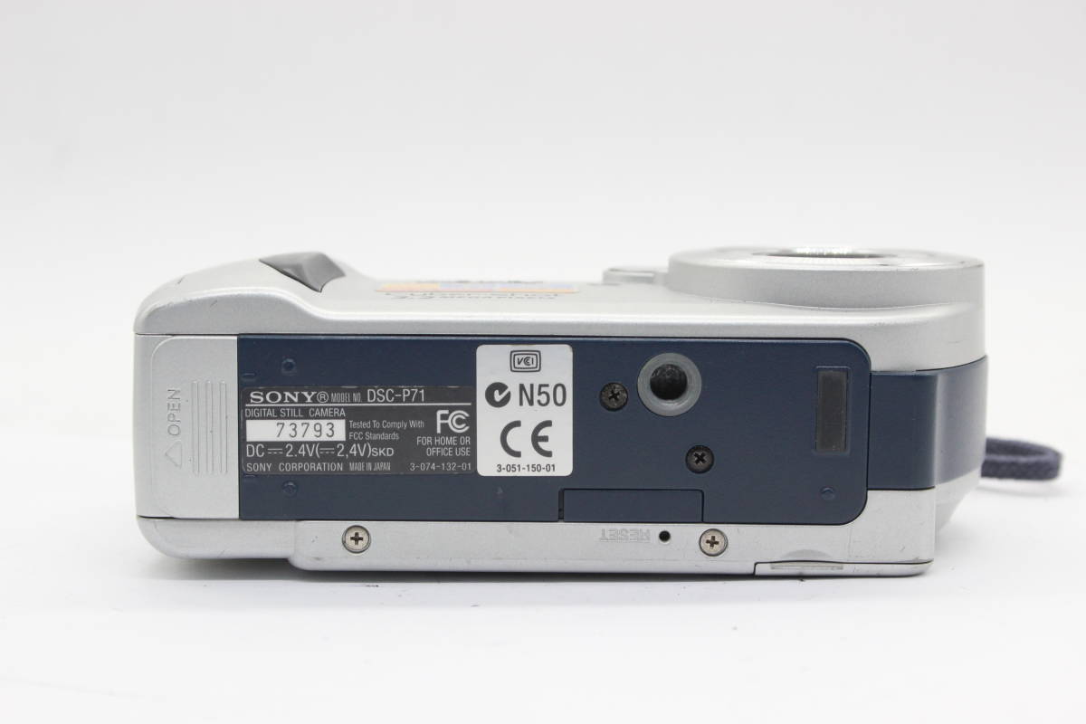 【返品保証】 【録画再生確認済み】ソニー Sony Cyber-shot DSC-P71 6x 単三電池で使用可 コンパクトデジタルカメラ s2584の画像7