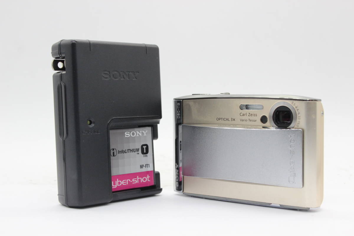 春夏新作 【返品保証】 ソニー Sony Cyber-shot DSC-T5 3x バッテリー チャージャー付き コンパクトデジタルカメラ s2610 ソニー
