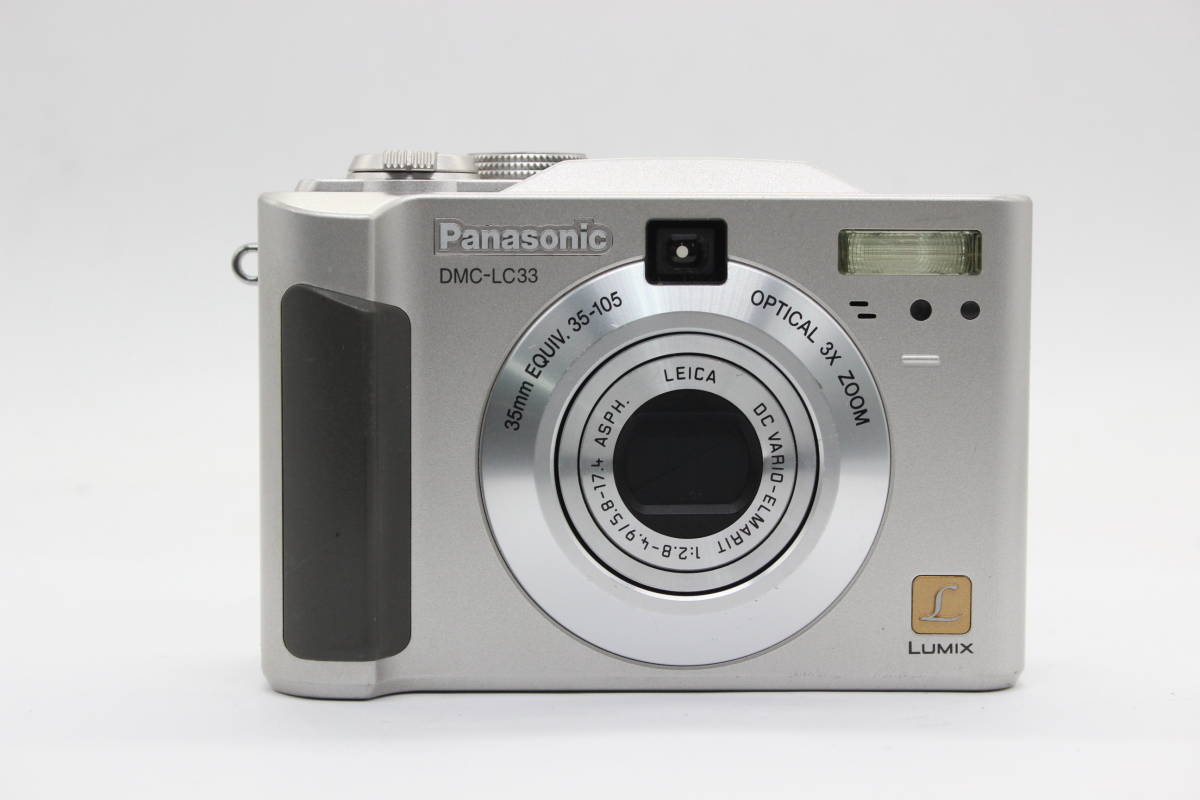 【返品保証】 【便利な単三電池で使用可】パナソニック Panasonic Lumix DMC-LC33 3x コンパクトデジタルカメラ s2925_画像2