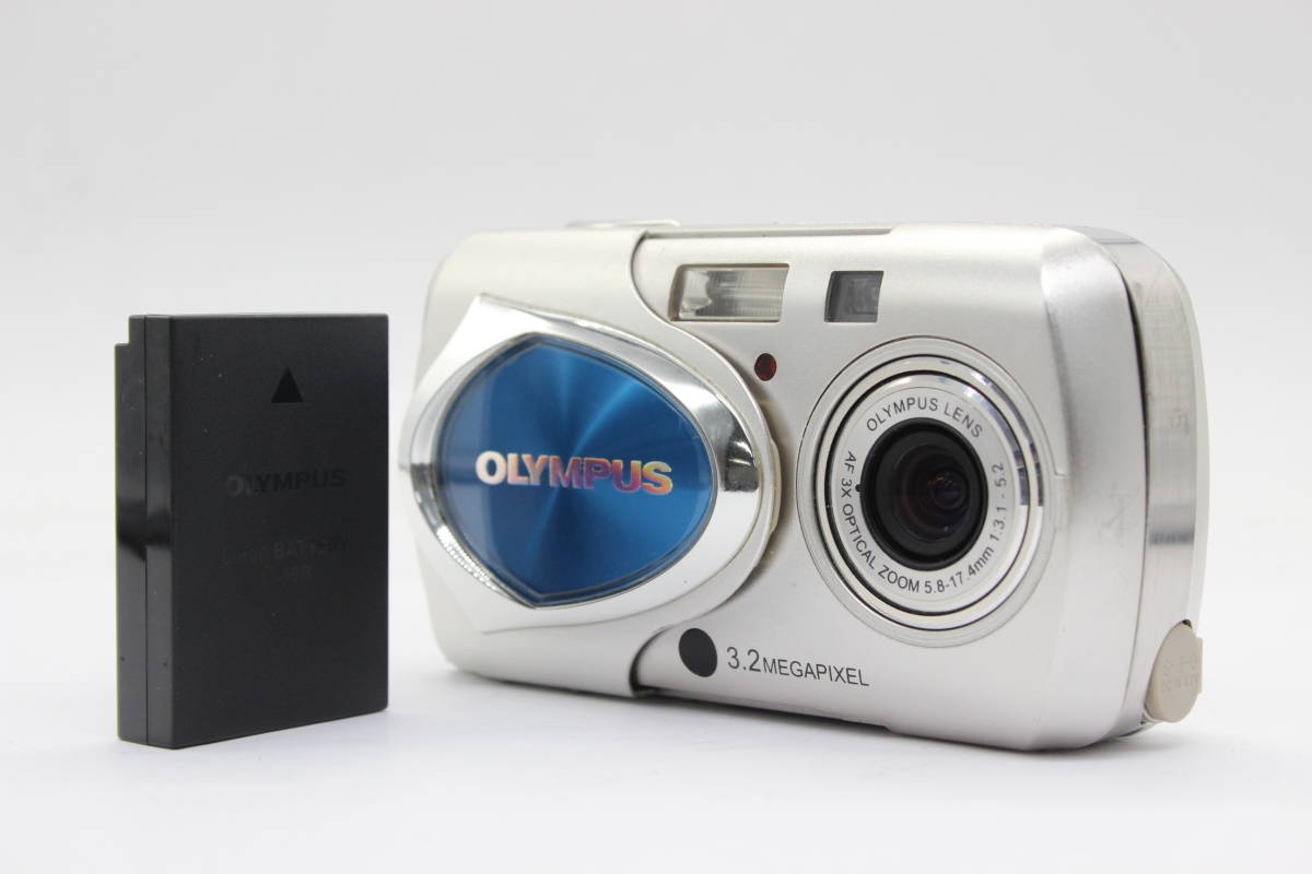 【返品保証】 オリンパス Olympus μ-15 Digital AF 3x バッテリー付き コンパクトデジタルカメラ s2937