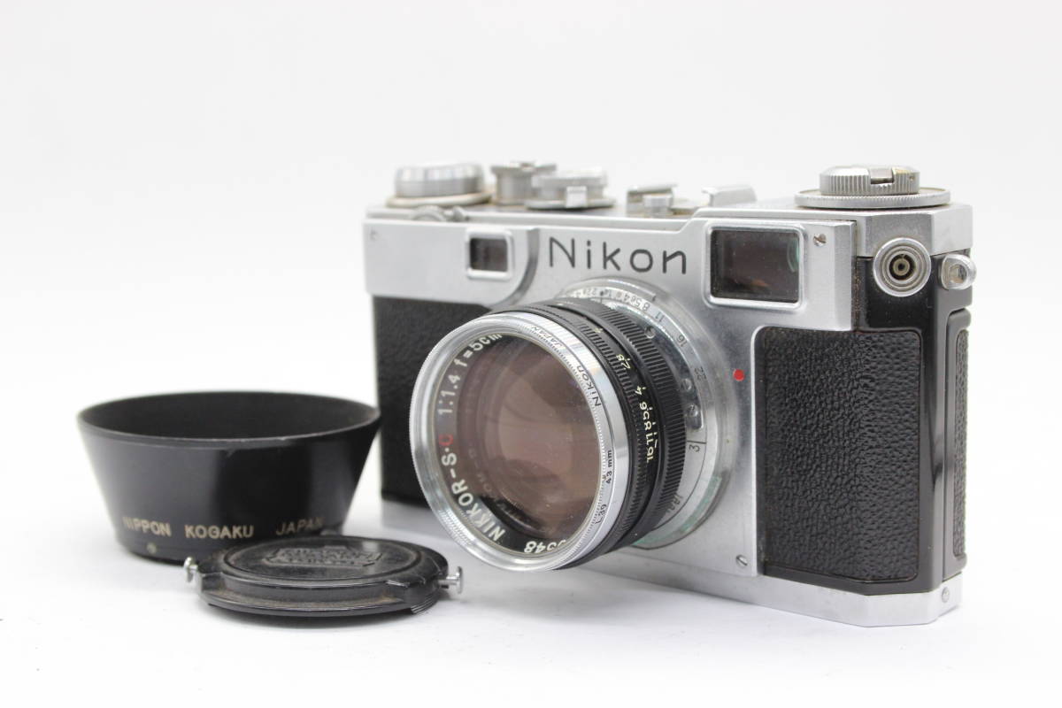 Nikon S2 Rangefinder Film Camera Nikkor-S C 5cm F1.4 Lens Nikon S2 Rangefinder Film Camera Nikkor-S C 5cm F1.4 Lens