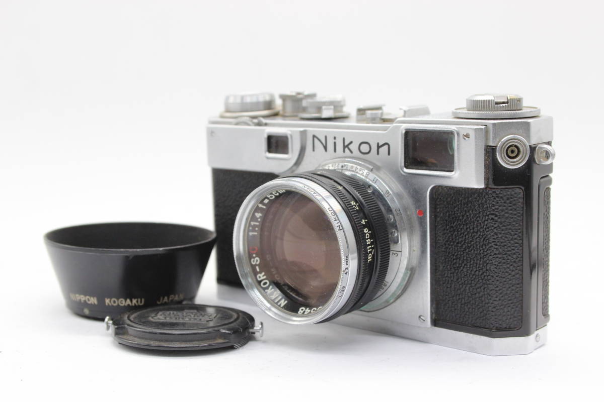 【返品保証】 ニコン Nikon S3 / Nikkor-S C 5cm F1.4 レンジファインダー カメラ s3119_画像1