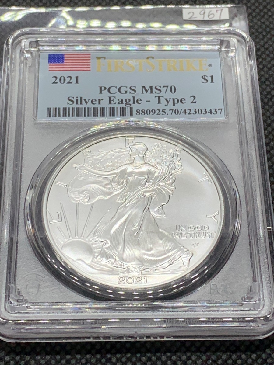 31.1 グラム 純銀 PCGS MS70 アメリカ イーグル ウオーキング リバティ