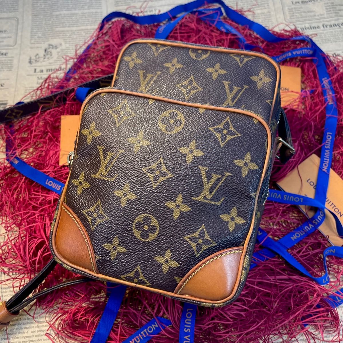 極美品 LOUIS VUITTON モノグラム アマゾン ショルダーバッグ-