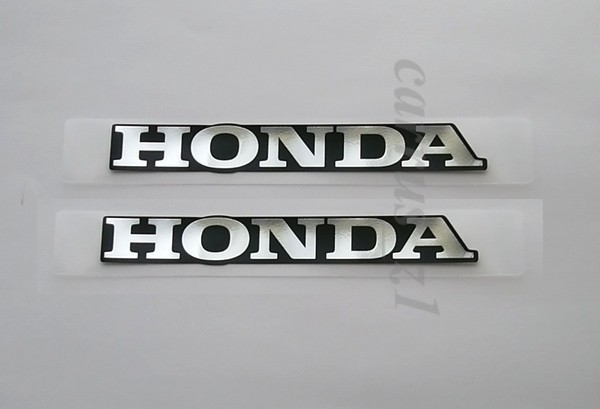 ホンダ 純正 ステッカー HONDA 銀シート ブラック 80mm 2枚セット CBR1000RR CBR650 400X CRF250 RALLY フォルツァ C125 ADV150 CBR125R_画像2