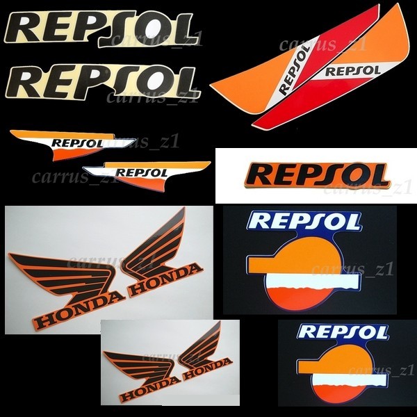 ホンダ 純正 ステッカー[レプソル REPSOL] 左右セット 175mm / CBF600N.CBR400R.VFR1200 CBR1100RR CBR600RR_他にも多数出品中です。