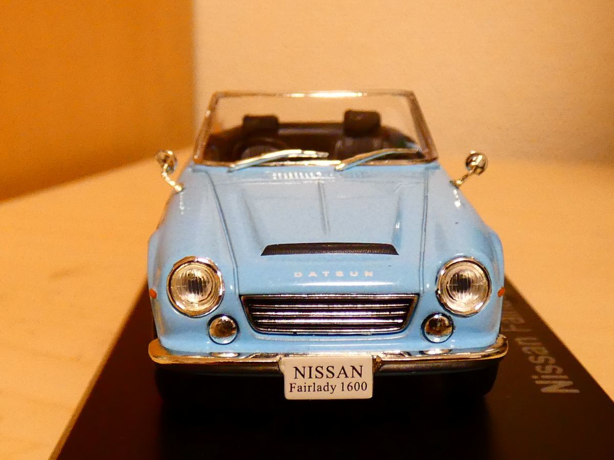国産名車 コレクション A 1/43 日産 フェアレディ 1600 1967 水色 ④アシェット 旧車 クラシックカー ミニカー_画像3