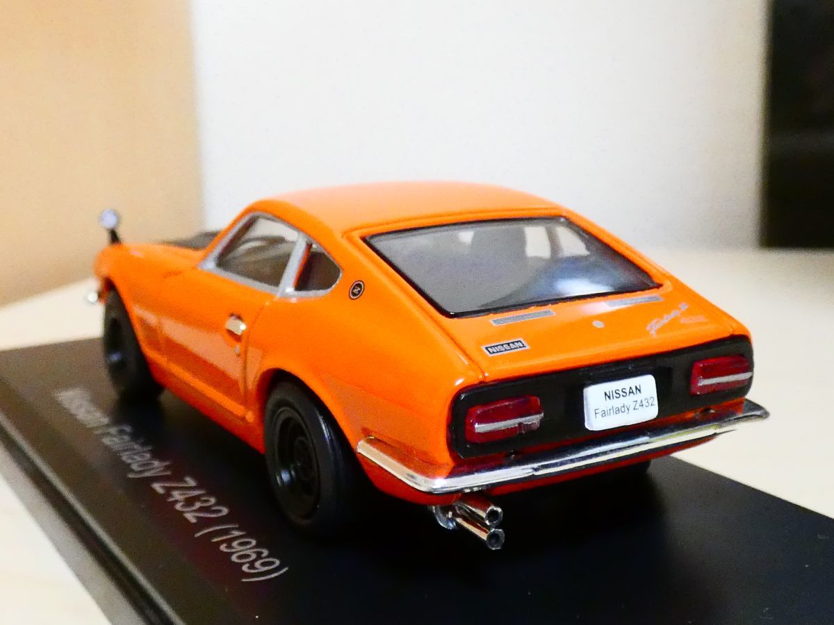 国産名車 コレクション A 1/43 日産 フェアレディ Ｚ432 1969 オレンジ アシェット 旧車 クラシックカー ミニカー_画像2