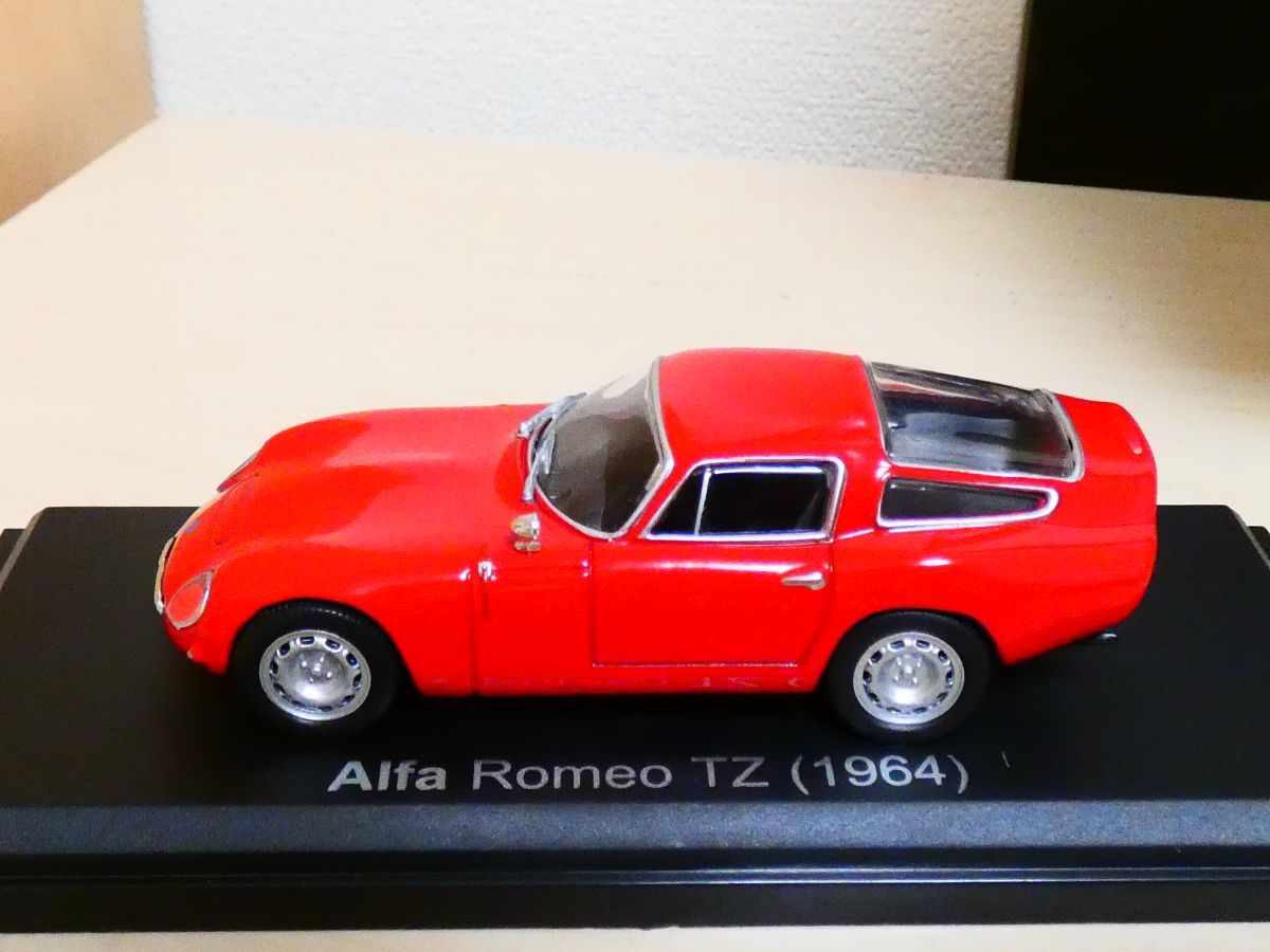 国産名車 コレクション 1/43 アルファロメオ TZ 1964 赤 アシェット 旧車 クラシックカー ミニカー Z_画像5