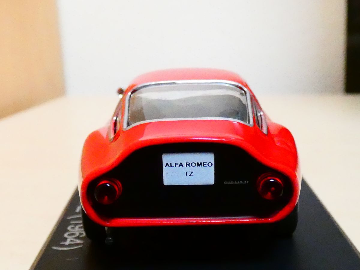 国産名車 コレクション 1/43 アルファロメオ TZ 1964 赤 アシェット 旧車 クラシックカー ミニカー Z_画像4