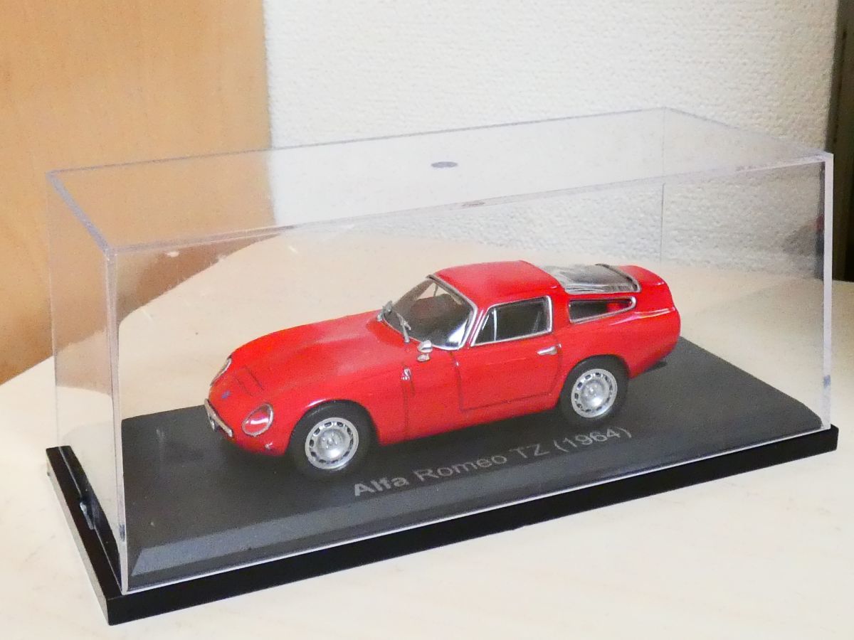 国産名車 コレクション 1/43 アルファロメオ TZ 1964 赤 アシェット 旧車 クラシックカー ミニカー Z_画像7