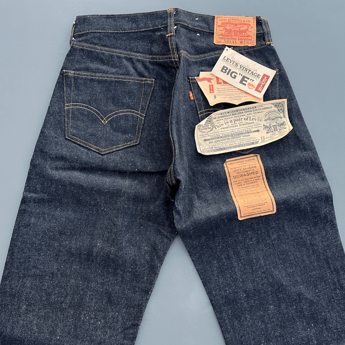 LEVIS 501xx 55年モデル W30 デッドストック バレンシア 米国製-