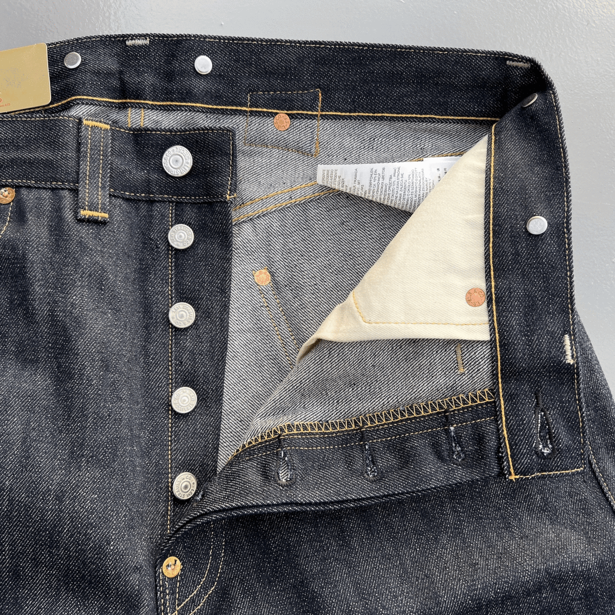  американский производства NRA с биркой 1933 год модели LEVI'S 501XX 33501-0048 W32 L34 rigid не мытье белый дуб America USA производства Denim брюки 30s 33