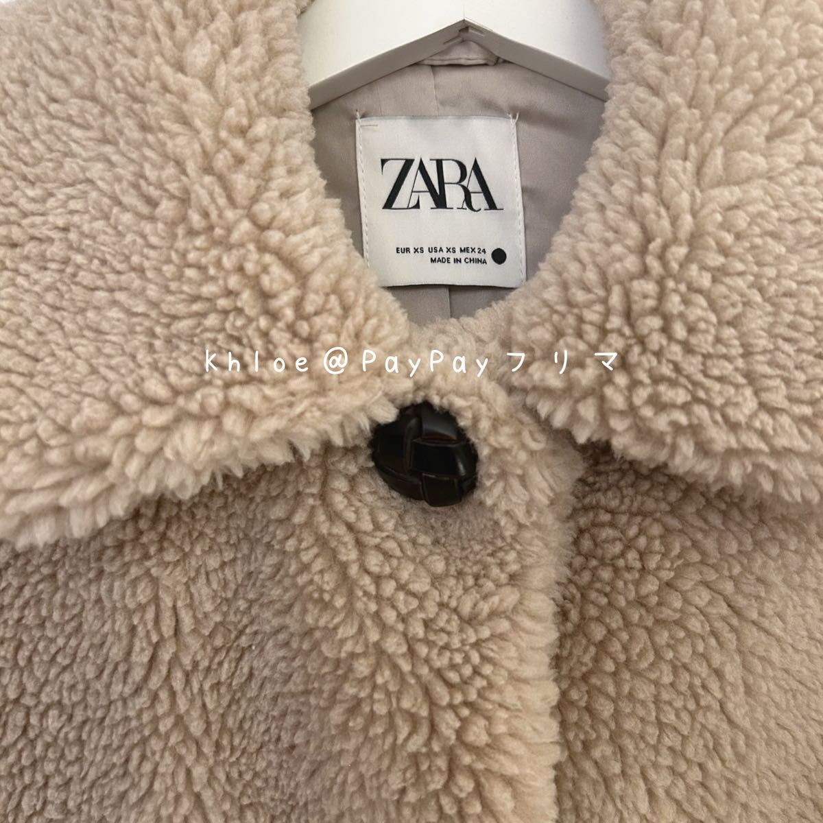 ZARA ザラ　フェイクボアジャケット