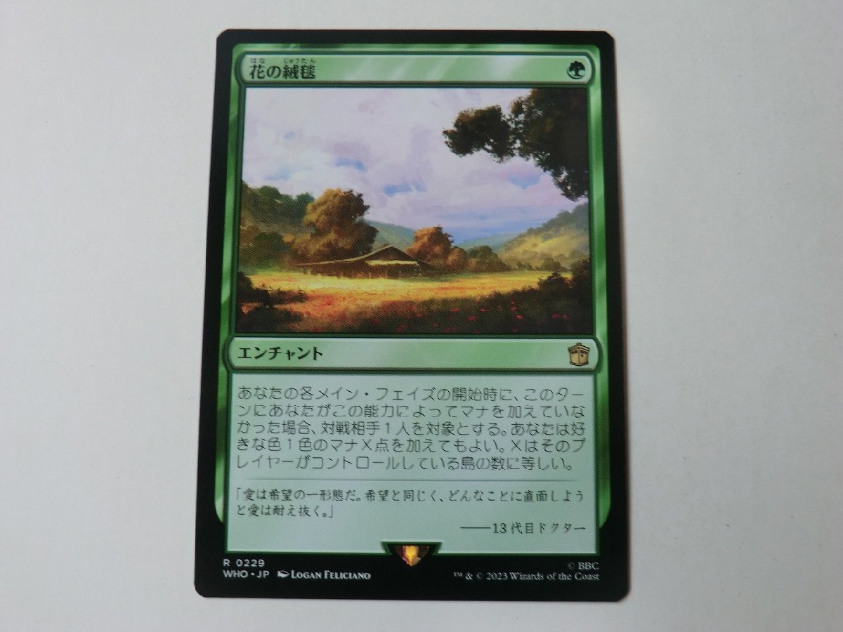 MTG 美品 【花の絨毯】 （レア） ドクター・フー WHO 日 9枚迄_画像1