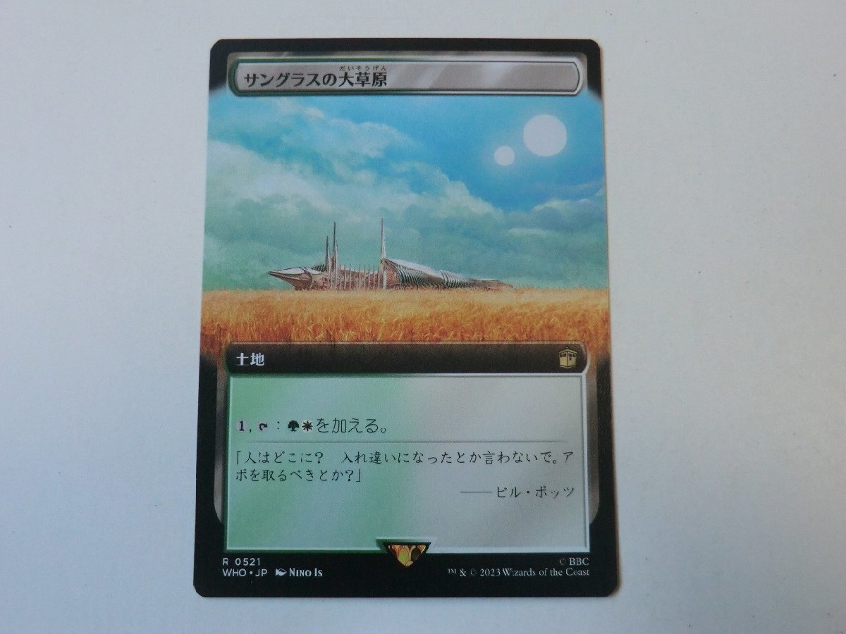 MTG 美品 【サングラスの大草原（拡張アート）】 （レア） ドクター・フー WHO 日 1枚迄_画像1