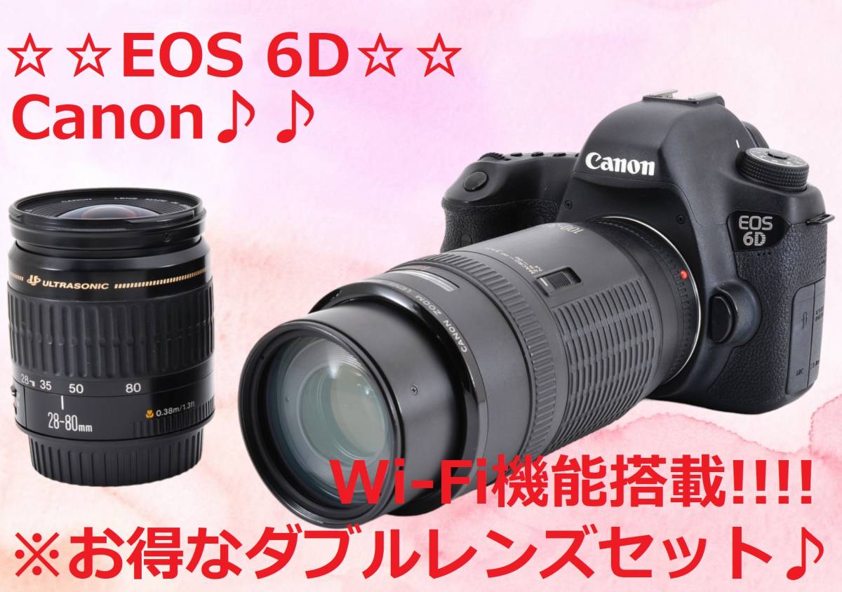Wi-Fi搭載＆ダブルレンズ!! Canon キャノン EOS 6D #6230