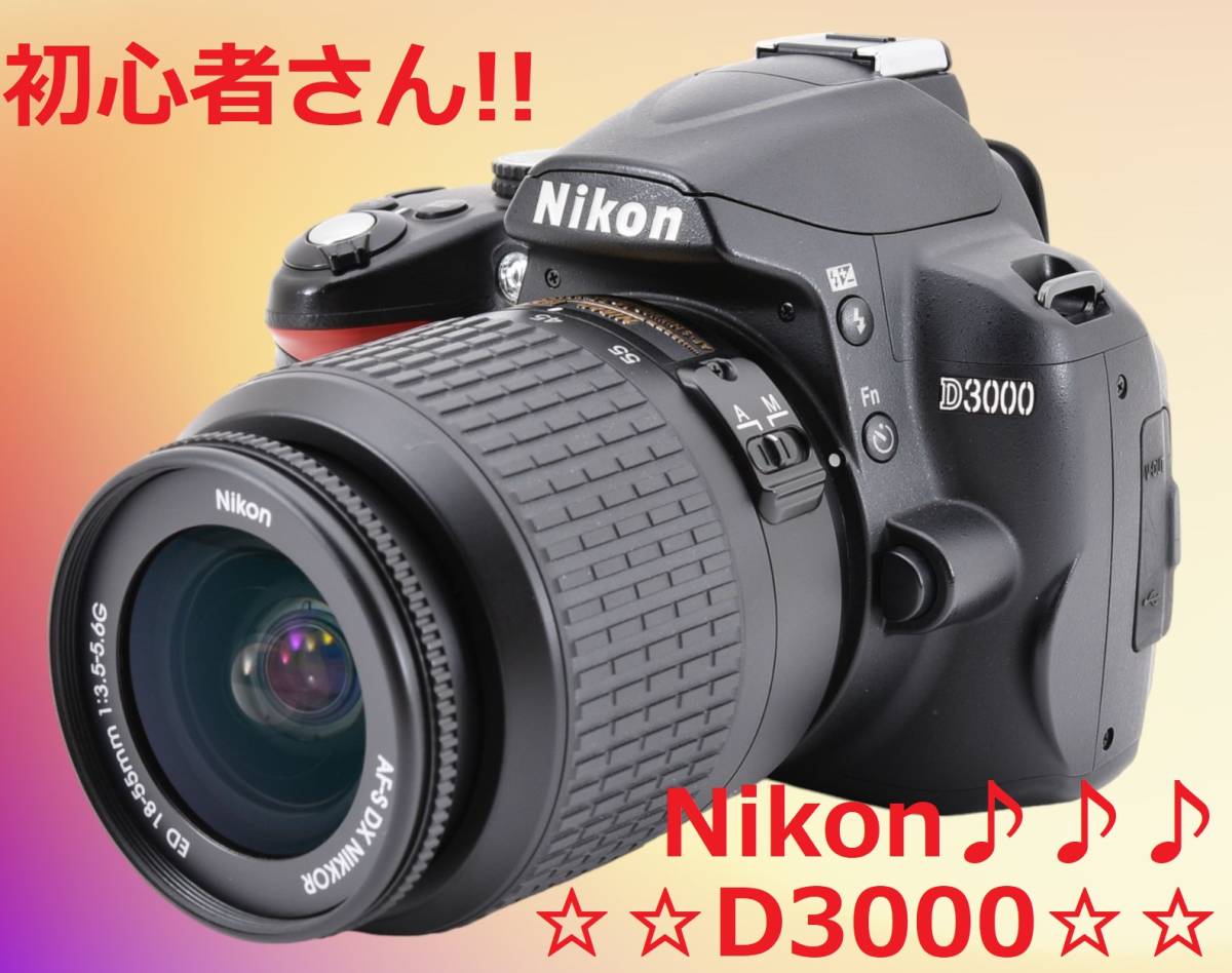 返品送料無料】 初心者さんおすすめ♪標準レンズセット!! #6203 D3000