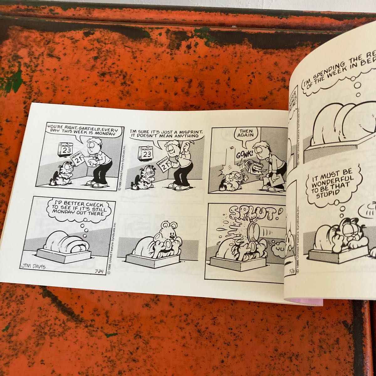 ★ガーフィールド★アドバタイジング★ビンテージトイ★ヴィンテージトイ★Garfield★コミック本