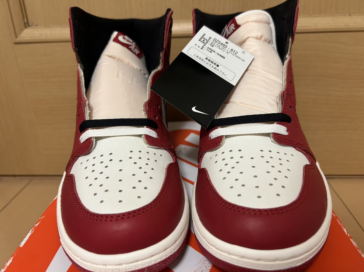 国内正規品　未使用品 NIKE / AIR JORDAN 1 RETRO HIGH OG LOST AND FOUND ナイキ エアジョーダン 1 レトロ シカゴ_画像5